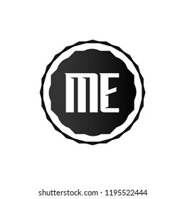 Initial Letter Logo ME Template Design