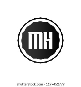 Initial Letter Logo MH Template Design