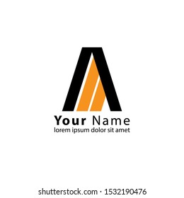 Initial A Letter Logo modern Design Vector Template. Creative Alphabet Letters icon Illustration. Vector