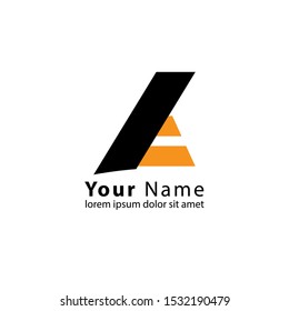 Initial A Letter Logo modern Design Vector Template. Creative Alphabet Letters icon Illustration. Vector