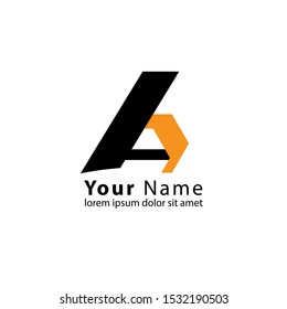 Initial A Letter Logo modern Design Vector Template. Creative Alphabet Letters icon Illustration. Vector