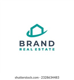 initial letter A logo modern real estate modern