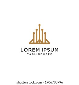 Initial letter logo A monogram	