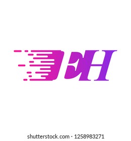 initial letter logo moves fast