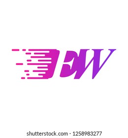 initial letter logo moves fast