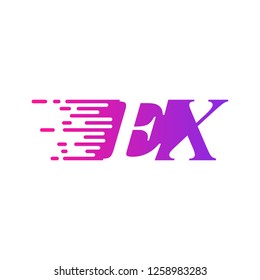 initial letter logo moves fast
