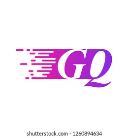 initial letter logo moves fast