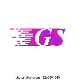 initial letter logo moves fast