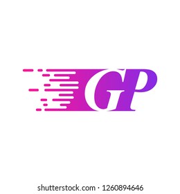 initial letter logo moves fast