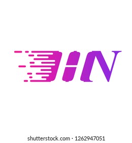 initial letter logo moves fast