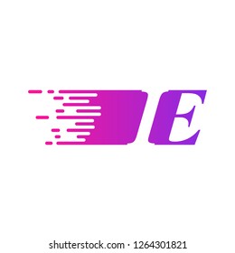 initial letter logo moves fast