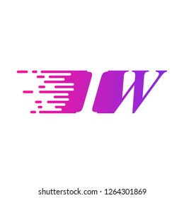 initial letter logo moves fast