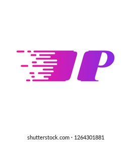 initial letter logo moves fast