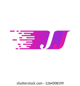 initial letter logo moves fast