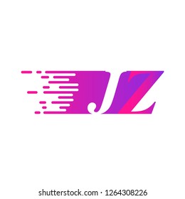 initial letter logo moves fast