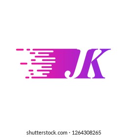 initial letter logo moves fast