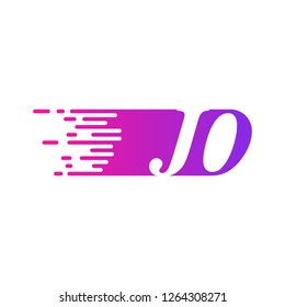 initial letter logo moves fast