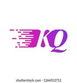 initial letter logo moves fast