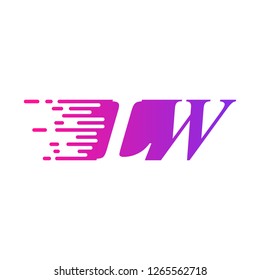 initial letter logo moves fast