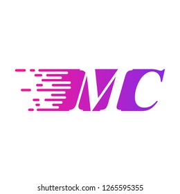 initial letter logo moves fast