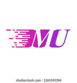 initial letter logo moves fast
