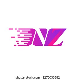 initial letter logo moves fast
