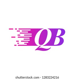 initial letter logo moves fast