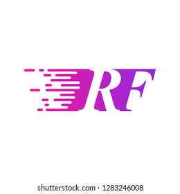 initial letter logo moves fast