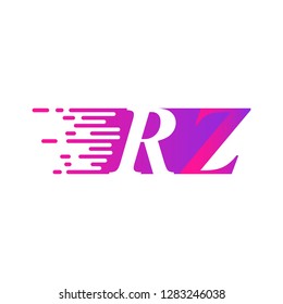 initial letter logo moves fast