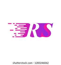 initial letter logo moves fast