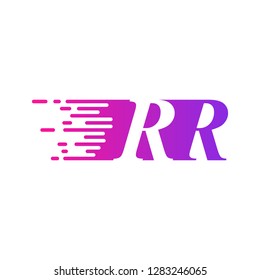 initial letter logo moves fast
