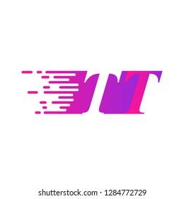 initial letter logo moves fast
