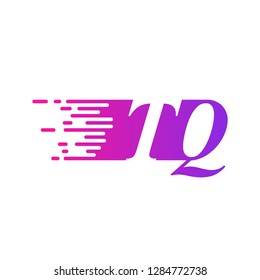 initial letter logo moves fast