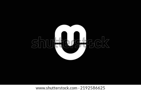  Initial Letter Logo MU, UM, Logo Template 