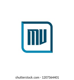 Initial Letter Logo MV Template Design