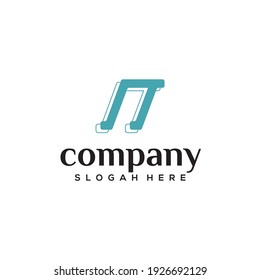 Initial Letter Logo N, with an abstract modern logo concept.