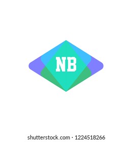 Initial Letter Logo NB Template Design