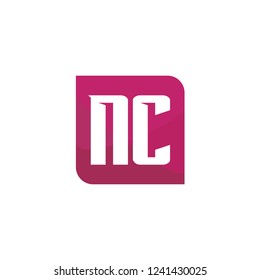 Initial Letter Logo NC Template Design