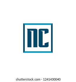Initial Letter Logo NC Template Design