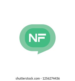 Initial Letter Logo NF Template Design