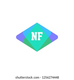Initial Letter Logo NF Template Design