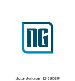 Initial Letter Logo NG Template Design