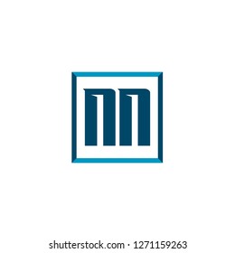 Initial Letter Logo NN Template Design