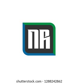 Initial Letter Logo NR Template Design