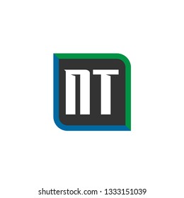 Initial Letter Logo NT Template Vector Design