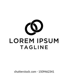 initial letter logo OO, logo template