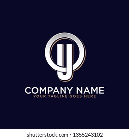 initial letter logo OU with circle shape, It is good for your business company or corporate