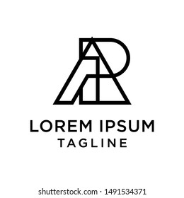 initial letter logo PA, AP, logo template