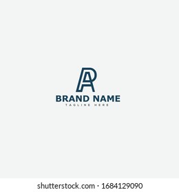 Anfangsbuchstaben Logo pa, Karte, Logo-Vorlage