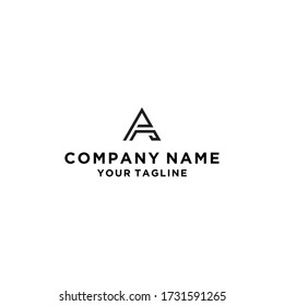 Anfangsbuchstabe Logo pa, ap, Logo-Template-Designsymbol-Vektor